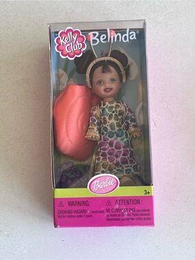 Barbie Kelly Club Belinda Snail Doll in Multicolor Dress with Pink Butterfly